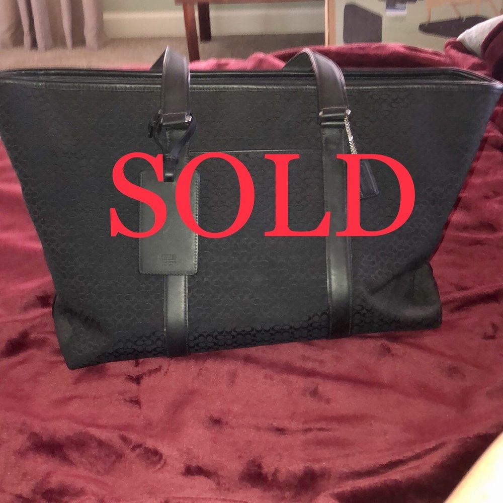 LARGE Coach baby or business tote.